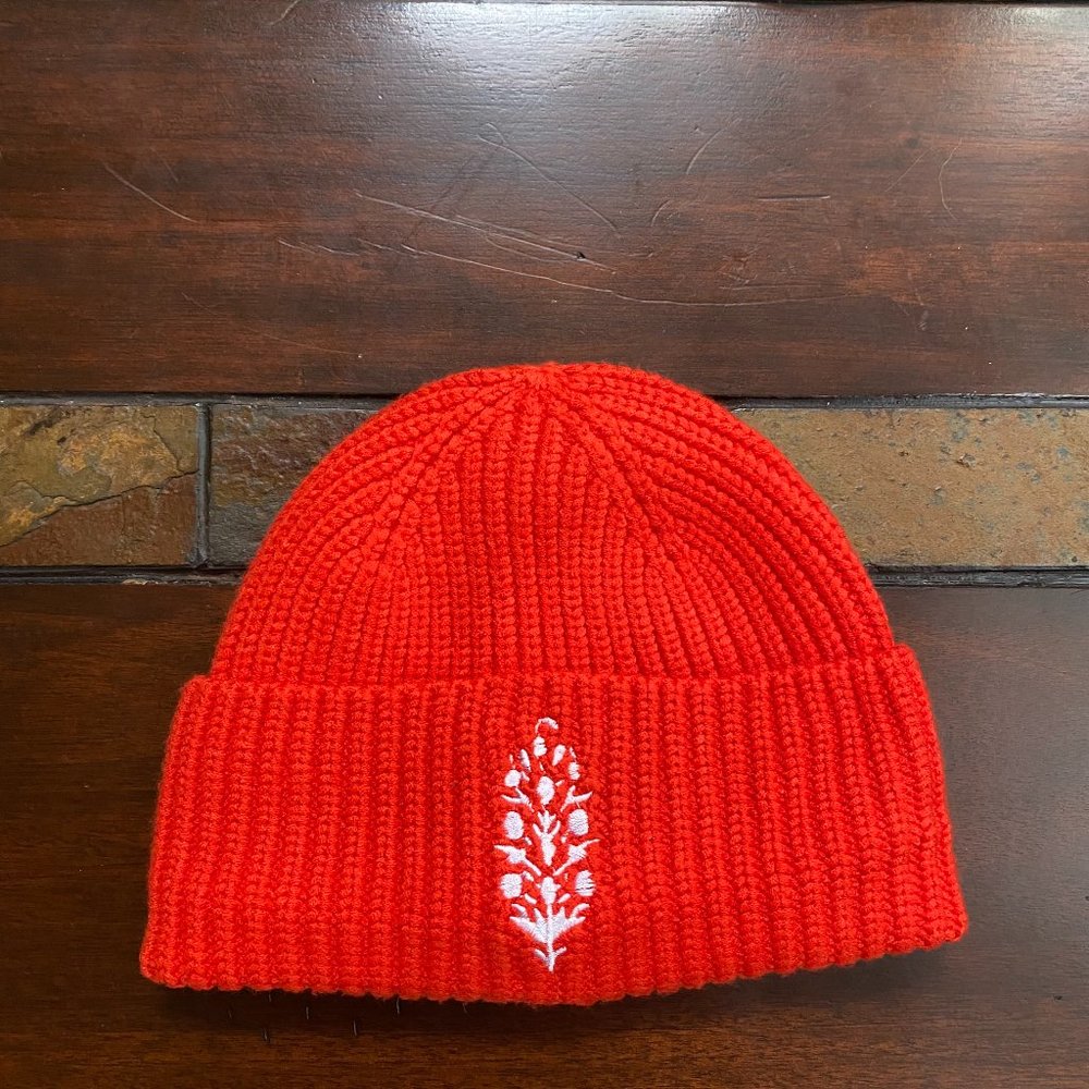 Women's Free People Movement Red Woven Beanie Hat, One Size
